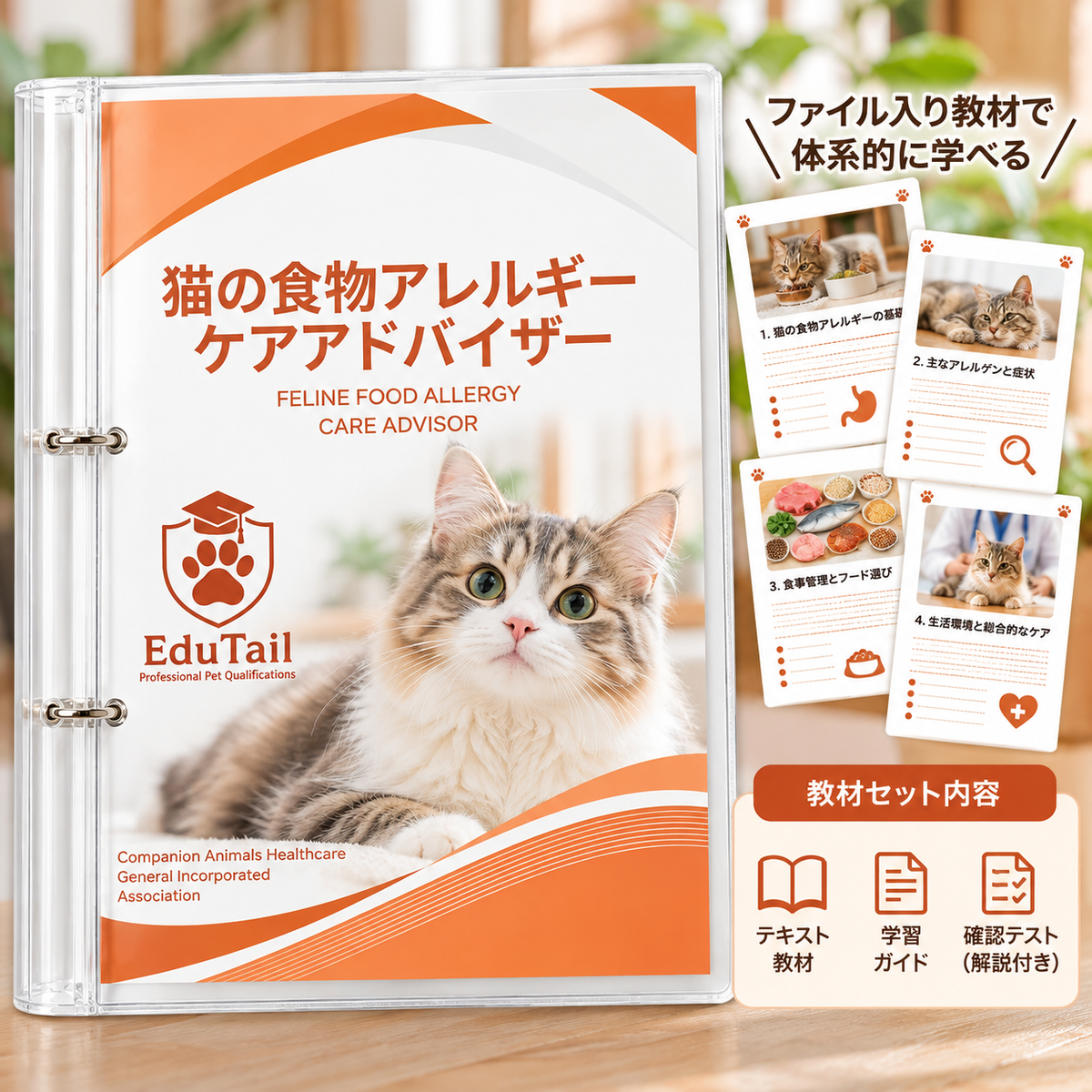 猫の食物アレルギーケアアドバイザー｜EduTail