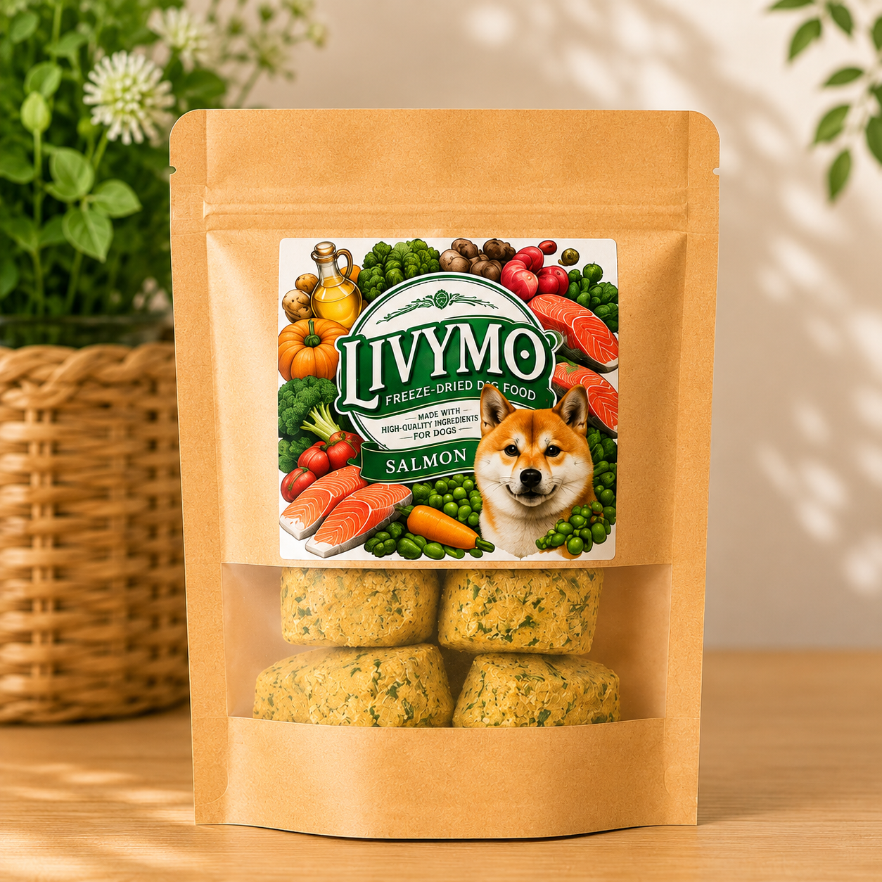 【獣医師共同開発】LIVYMO（リビモ）犬用フリーズドライおやつ｜サーモンレシピ